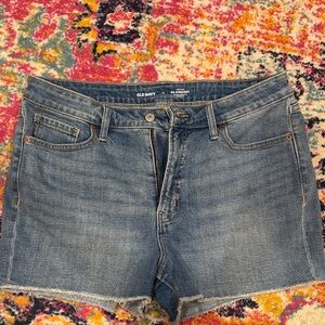 Old Navy Blue Denim Cutoff Shorts size 14